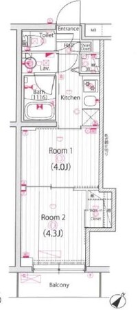 ガーラ・ヒルズ千歳烏山の物件間取画像
